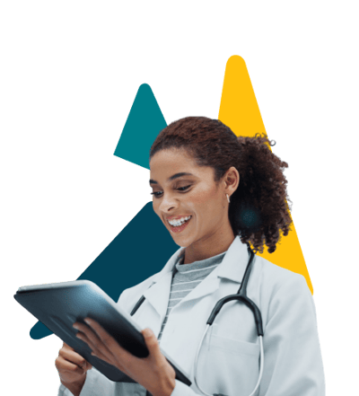 Doctor and ipad