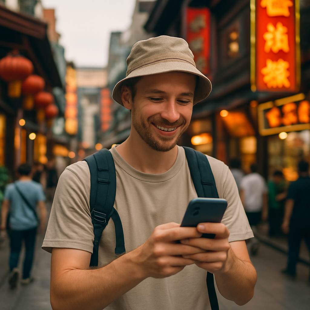 tourist-on-phone