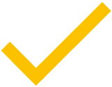 Yellow tick icon