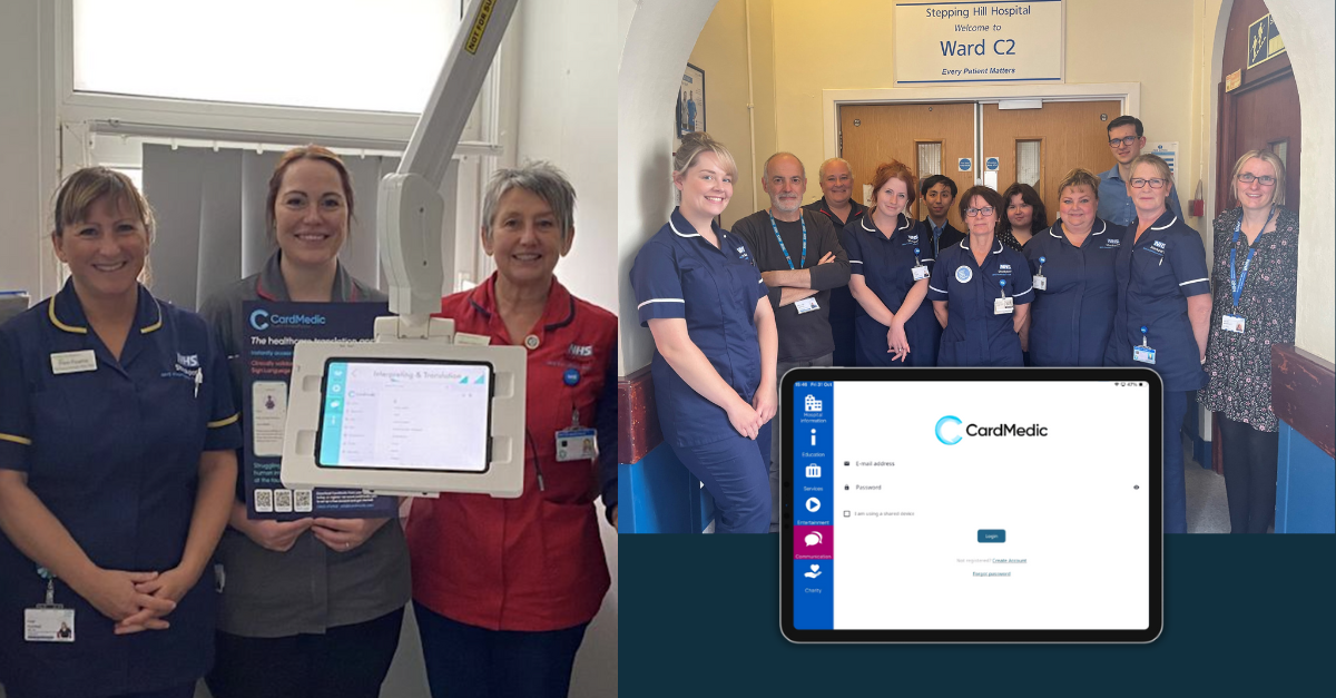 SPARK Fusion® & CardMedic Transform Bedside Communication at Stockport NHS