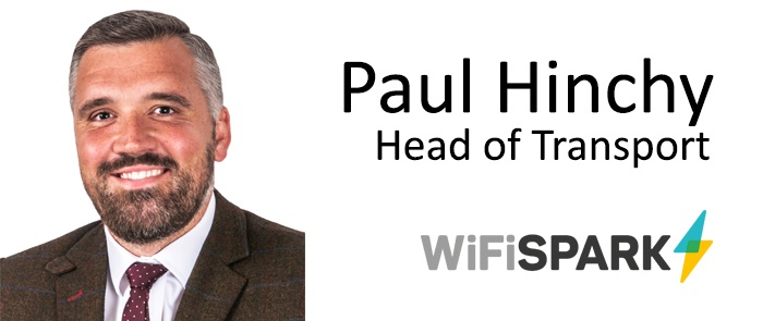 WiFi SPARK appoints Paul Hinchy as Head of Transport in-line the company’s continued expansion